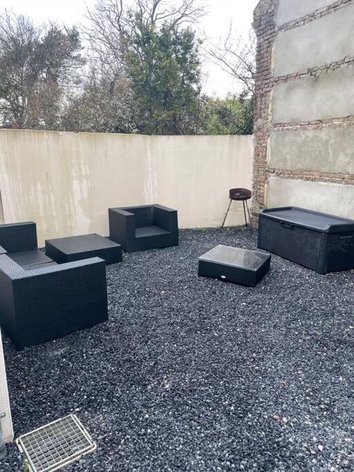 Le Crotoy En Noir Et Bois Apartment Luaran gambar
